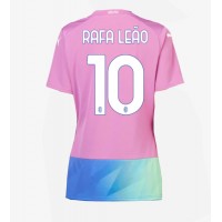 AC Milan Rafael Leao #10 Kolmaspaita Naiset 2023-24 Lyhythihainen